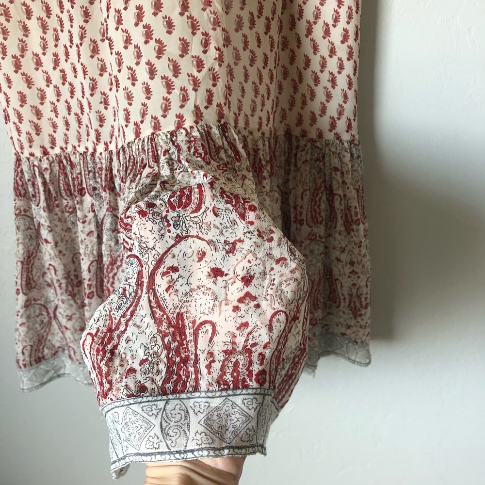 Ulla Johnson Georgette Tropez Midi Paisley Dress - Picture 10 of 16